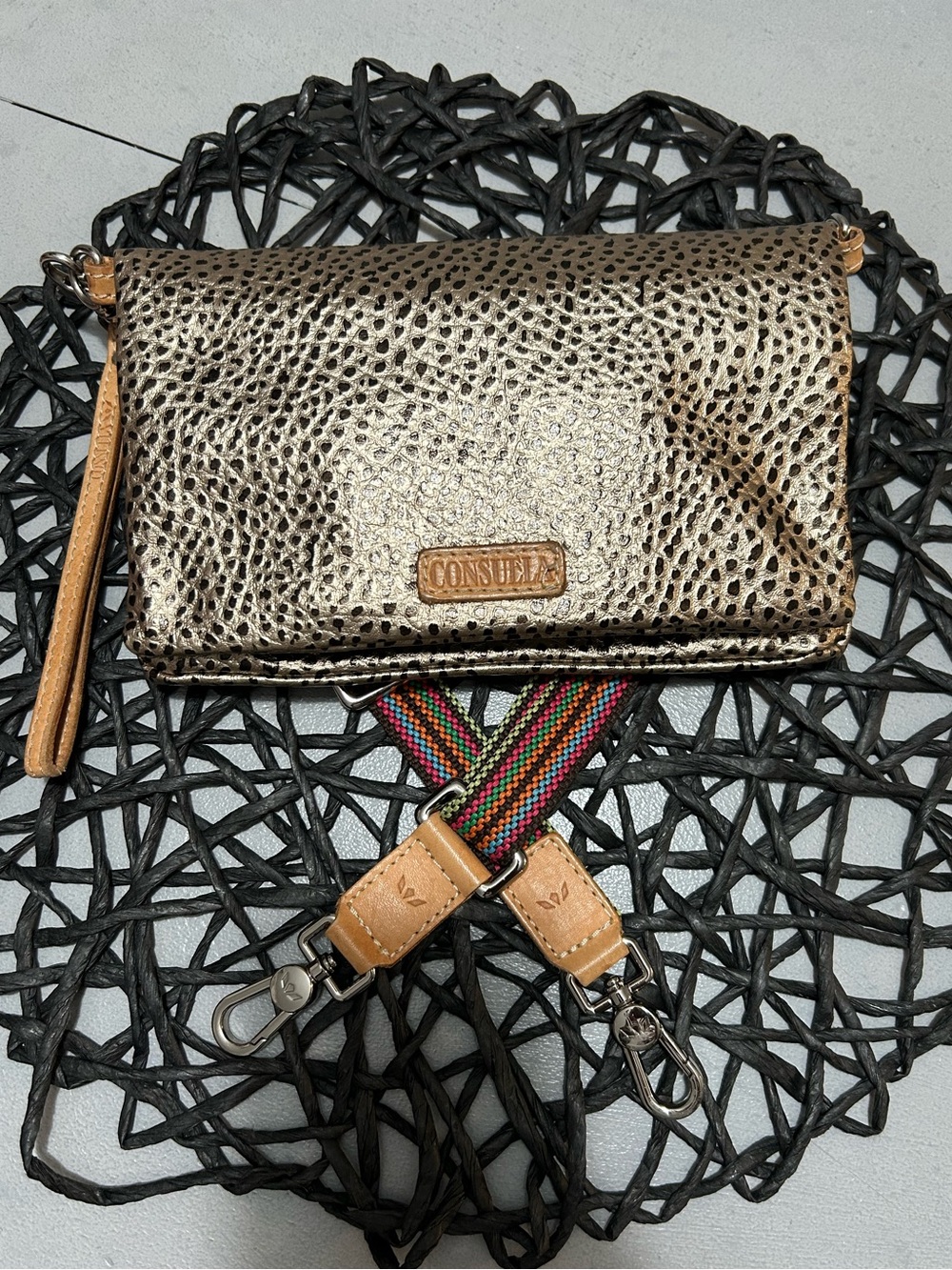 Consuela Wesley Uptown Metallic Crossbody Bag - Picture 4 of 10